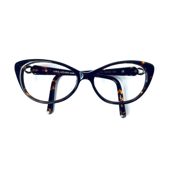 Loris Azzaro Tortoise Cat Eye Glasses - Picture 6 of 12